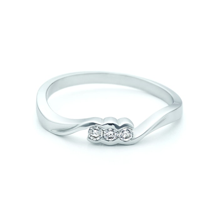 SAVICKI gyűrű: fehérarany és gyémántok