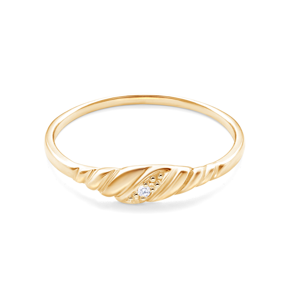 Δαχτυλίδι Αρραβώνων Έντασης: χρυσό, διαμάντι