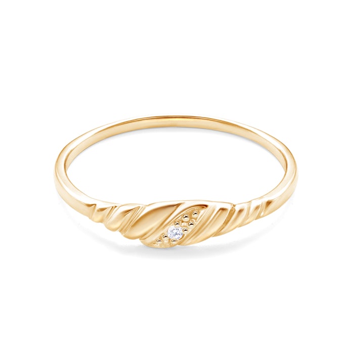 SAVICKI eljegyzési gyűrű: arany és gyémánt