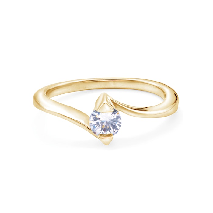 SAVICKI eljegyzési gyűrű: arany és gyémánt