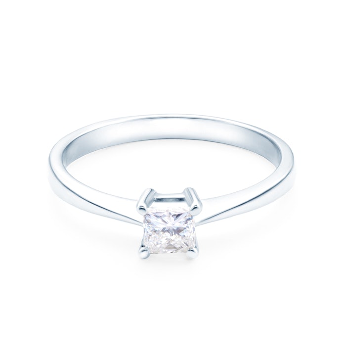 SAVICKI eljegyzési gyűrű: fehérarany és gyémánt