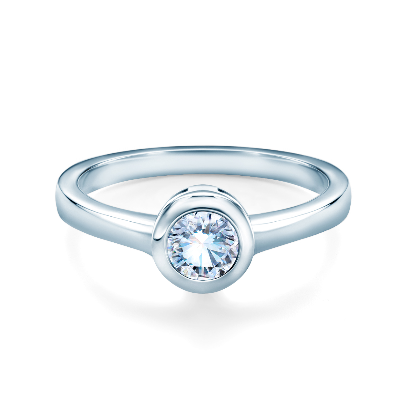 Verlobungsring SAVICKI: Weißgold, Diamant