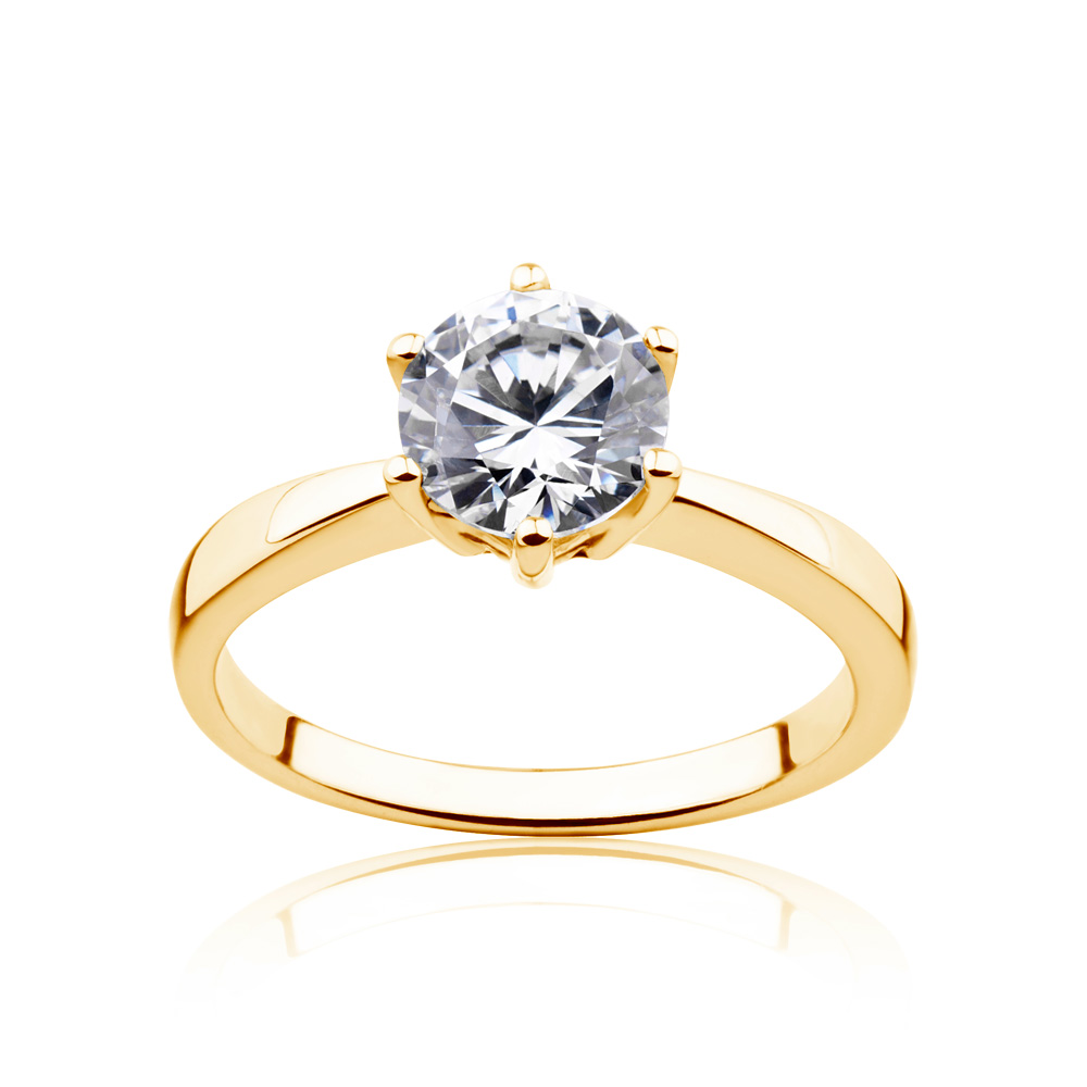 Verlobungsring SAVICKI: Gold, Diamant