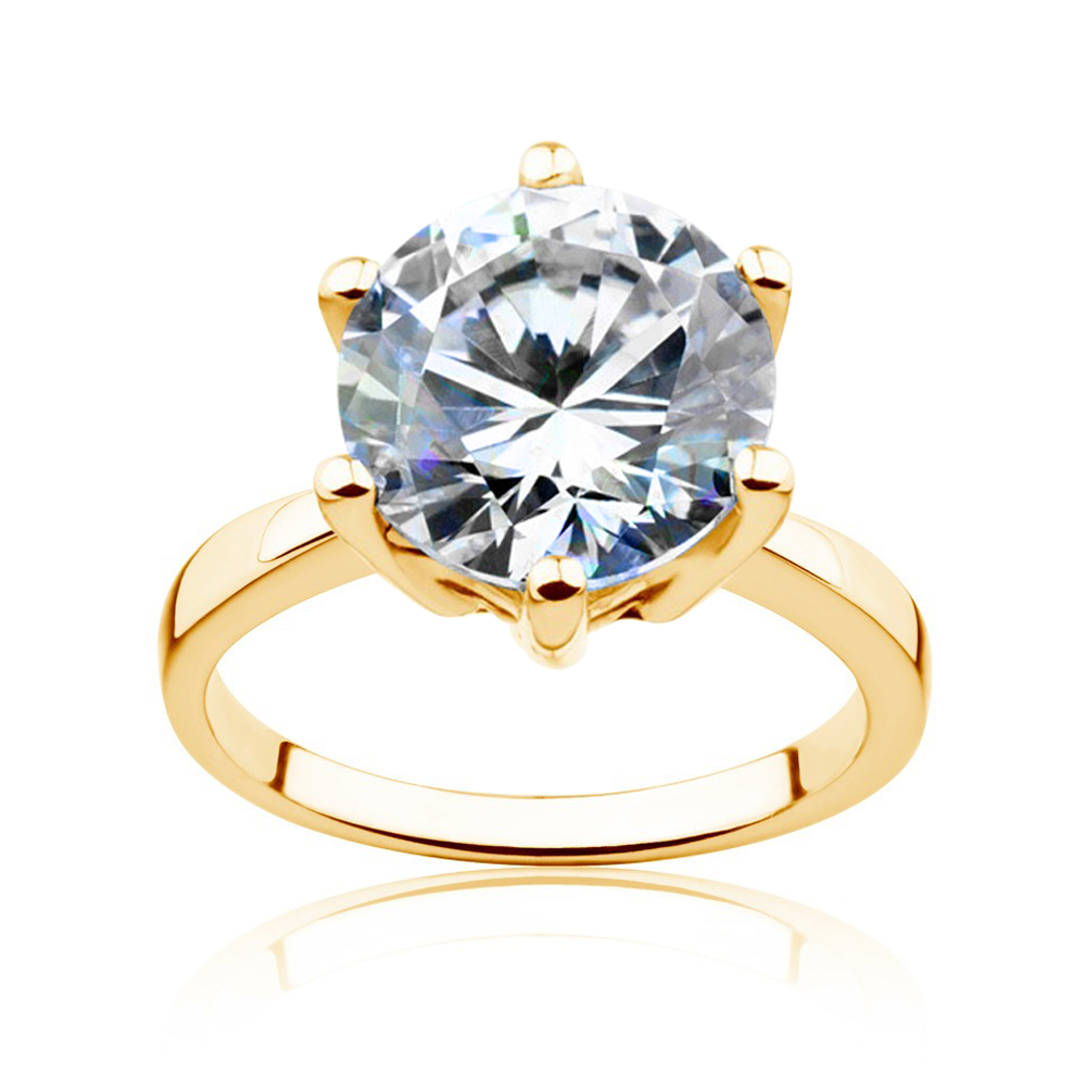 Δαχτυλίδι Αρραβώνων μονόπετρο: χρυσός, διαμάντι