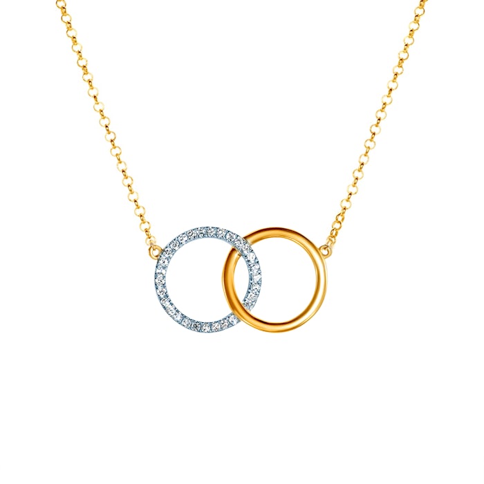 SAVICKI körös nyaklánc: arany és gyémántok