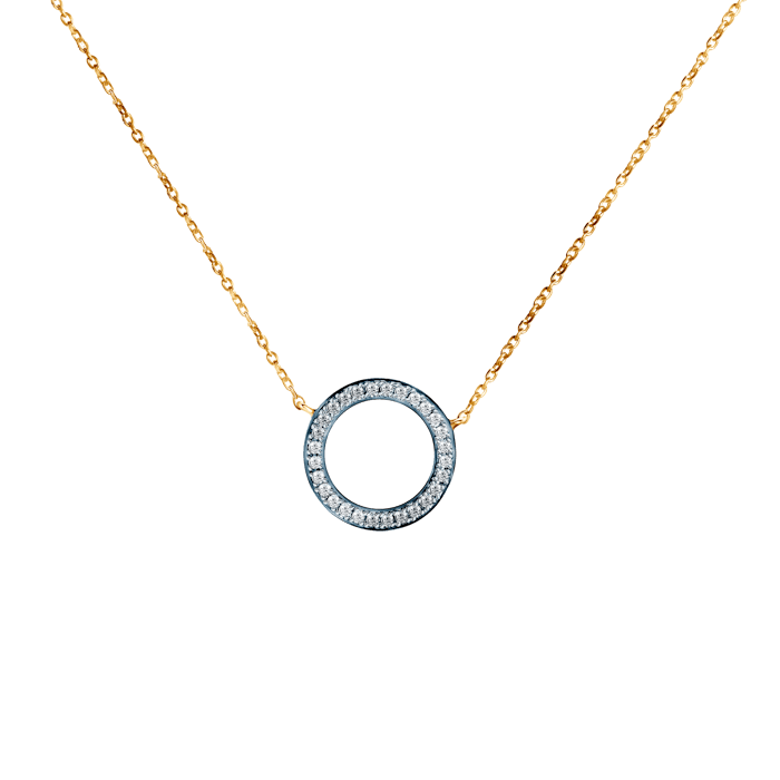SAVICKI körös nyaklánc: arany és gyémántok