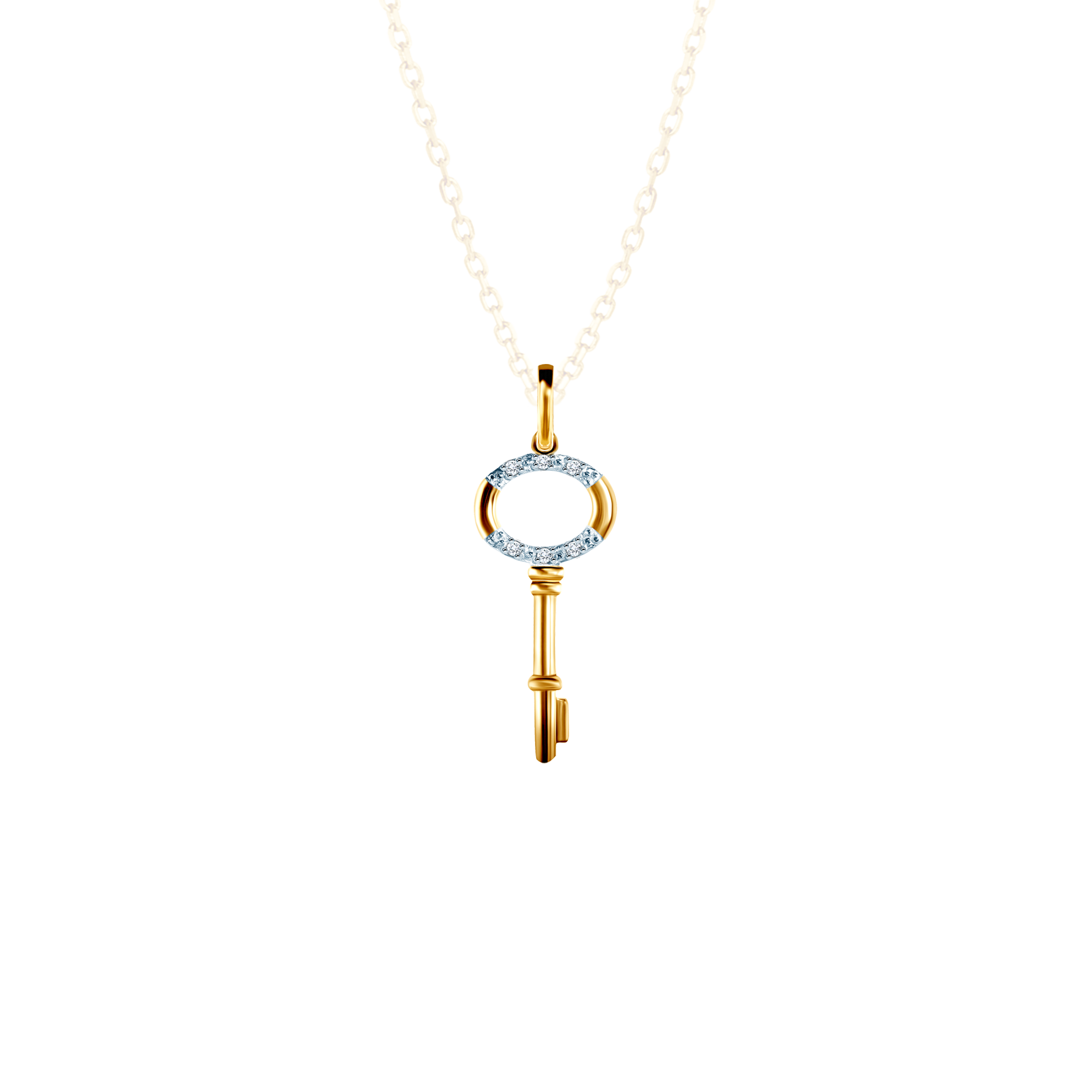 Anhänger Schlüssel Savicki: Gold, Diamanten