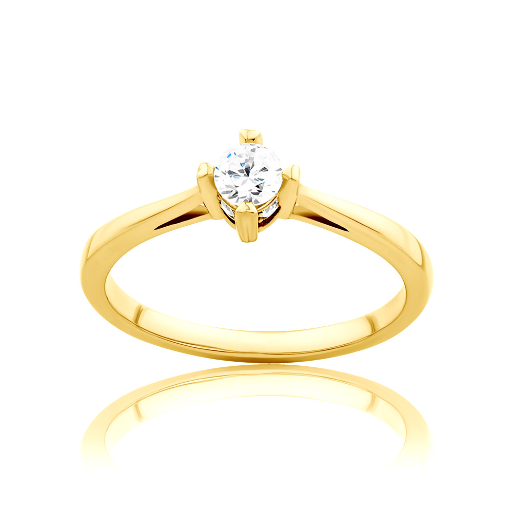 Verlobungsring SAVICKI: Gold, Diamanten