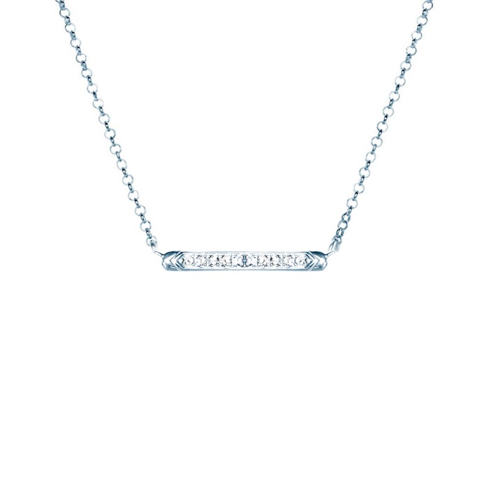 SAVICKI nyaklánc: fehérarany gyémántokkal