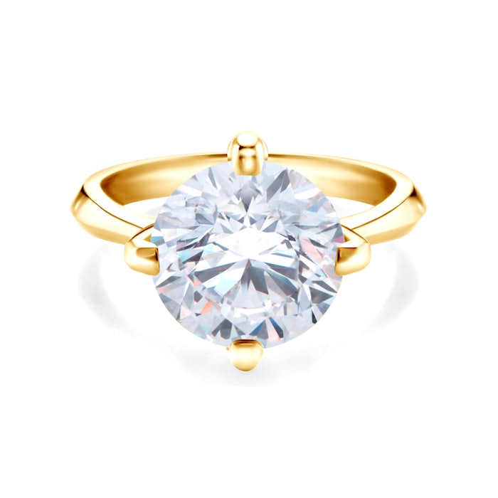 The Light eljegyzési gyűrű: arany és gyémánt