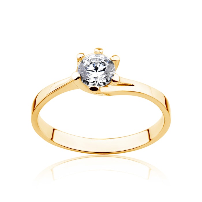 Inel de logodnă SAVICKI: aur, diamant