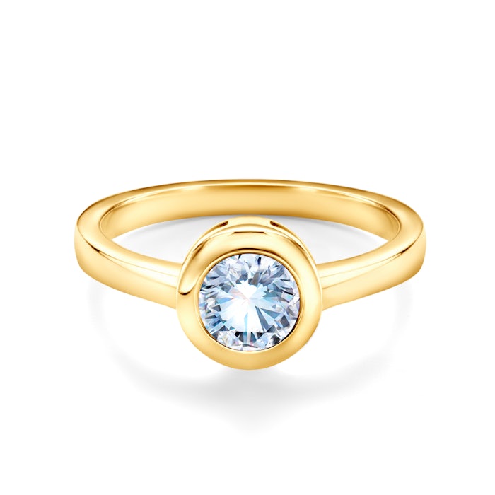 Inel de logodnă SAVICKI: aur, diamant