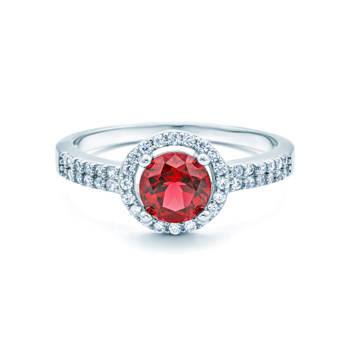 Red Passion gyűrű: fehérarany és rubin