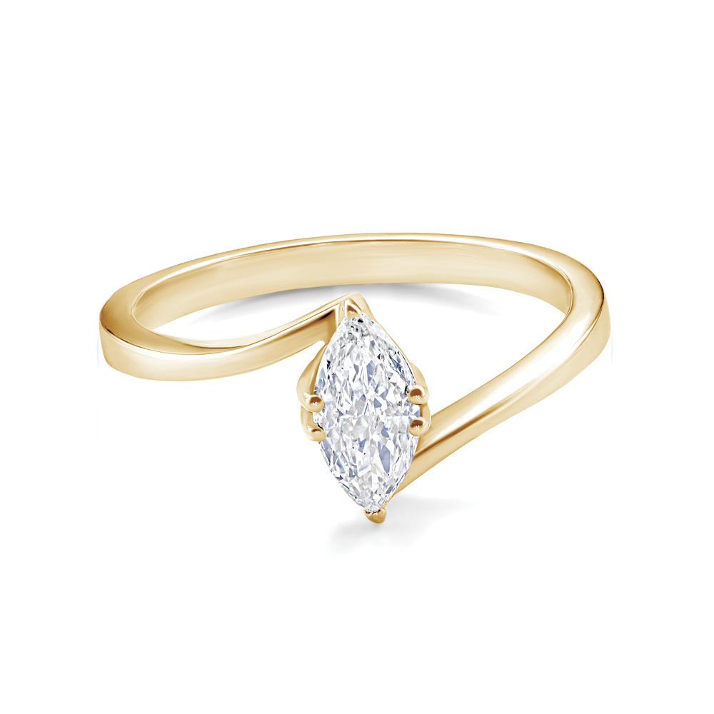 Zaručnički prsten SAVICKI: zlato, dijamant