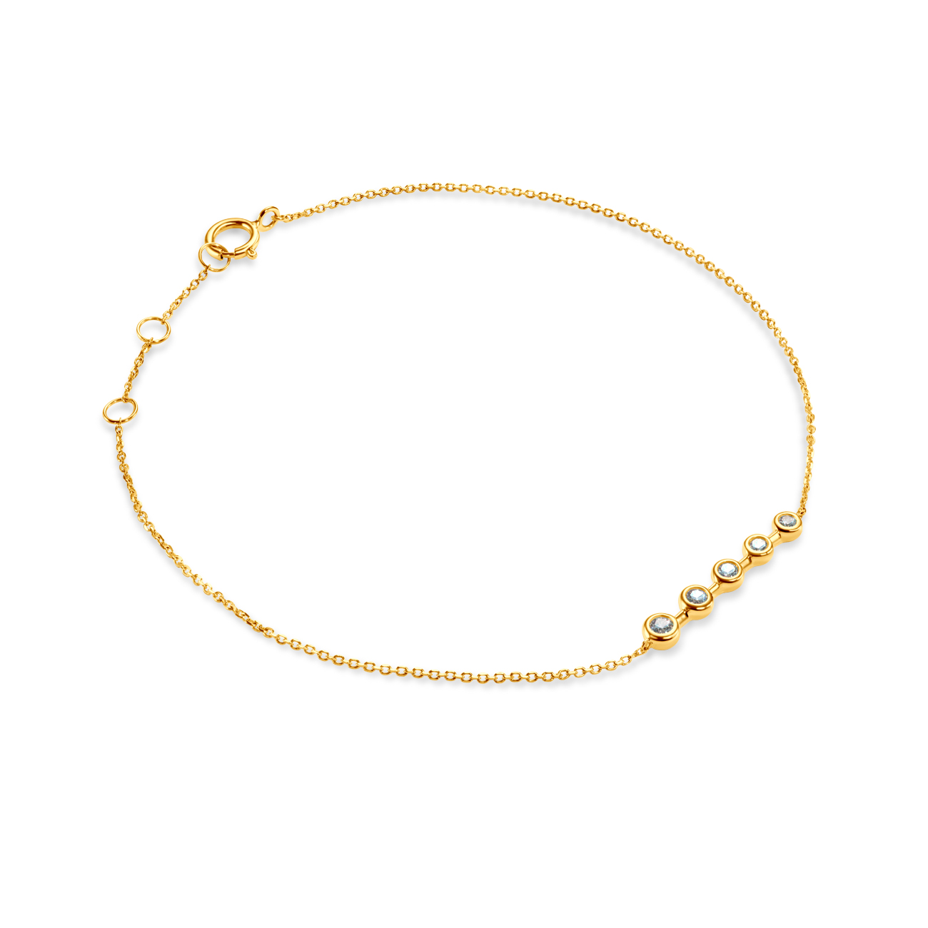 Βραχιόλι SAVICKI: χρυσός, διαμάντια