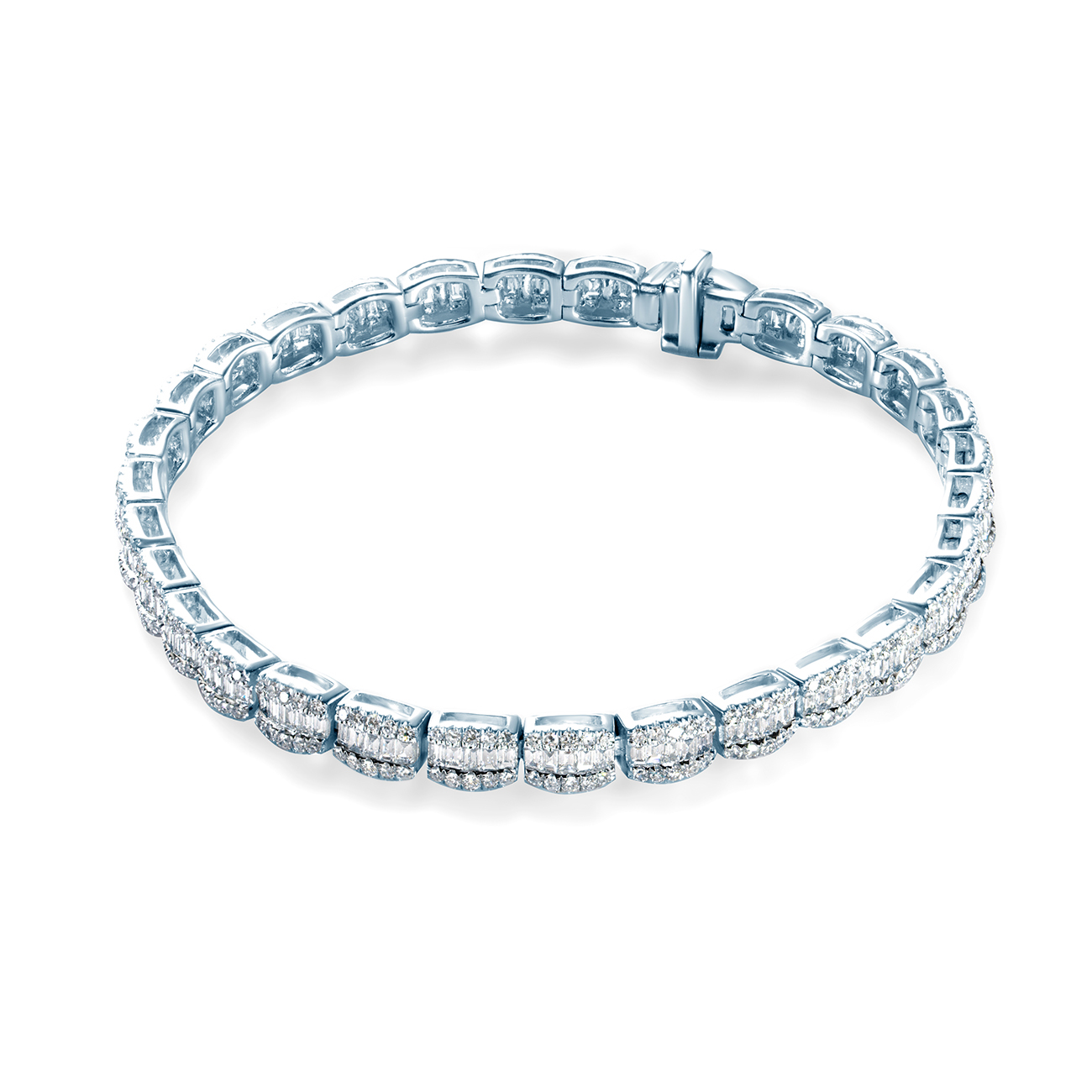 Armband SAVICKI: Weißgold, Diamanten