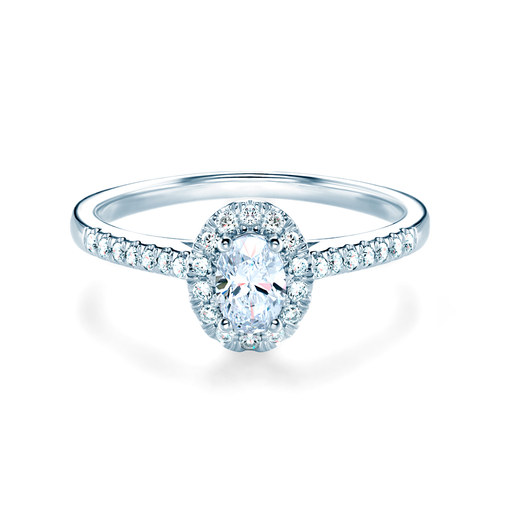 Verlobungsring SAVICKI: Weißgold, Diamant