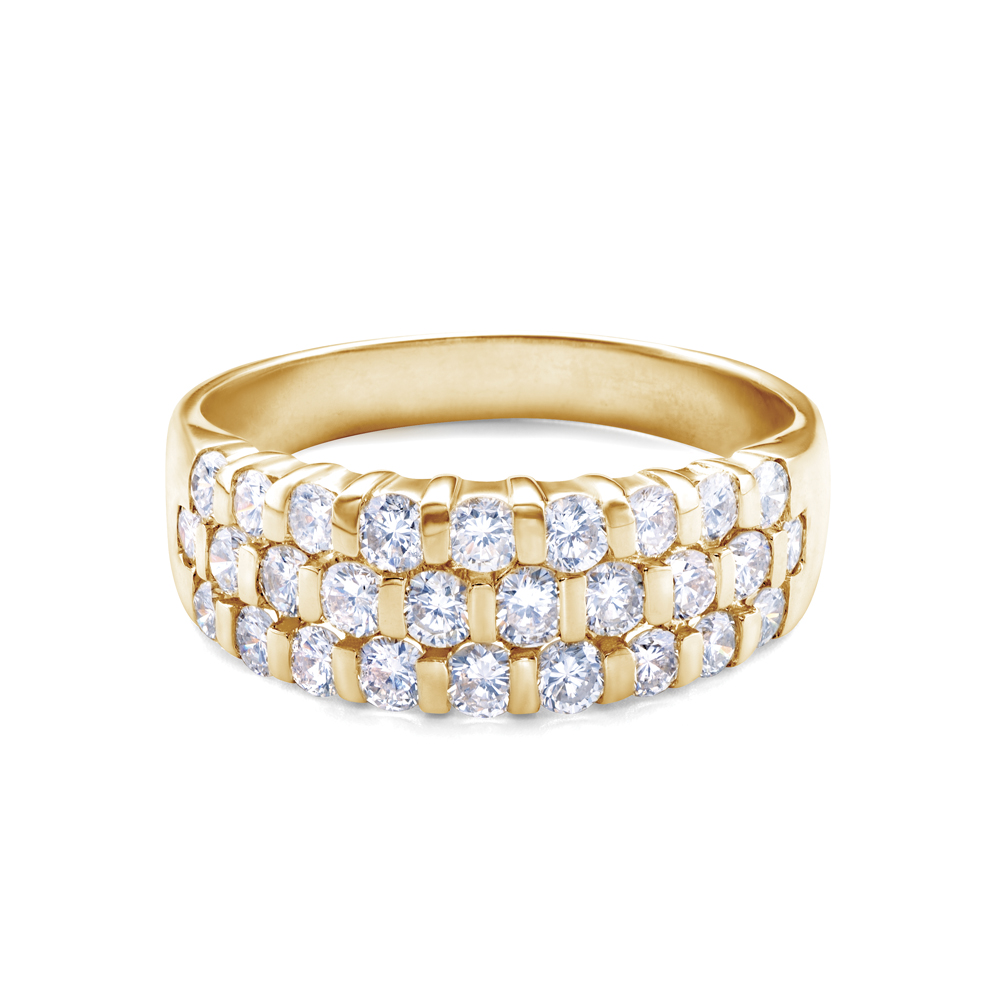 Каблучка SAVICKI: золото, діаманти