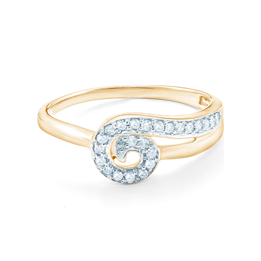 Каблучка для заручин SAVICKI: золото, діаманти