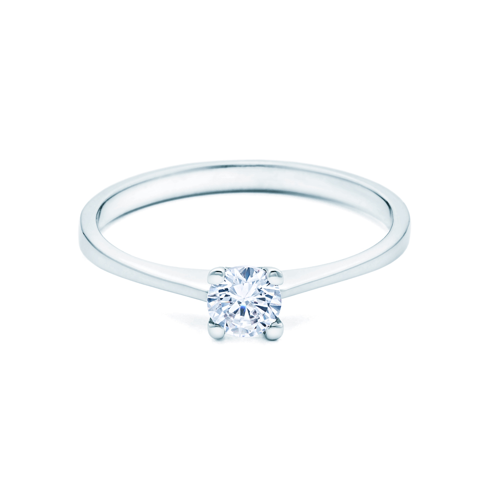 Verlobungsring SAVICKI: Weißgold, Diamant