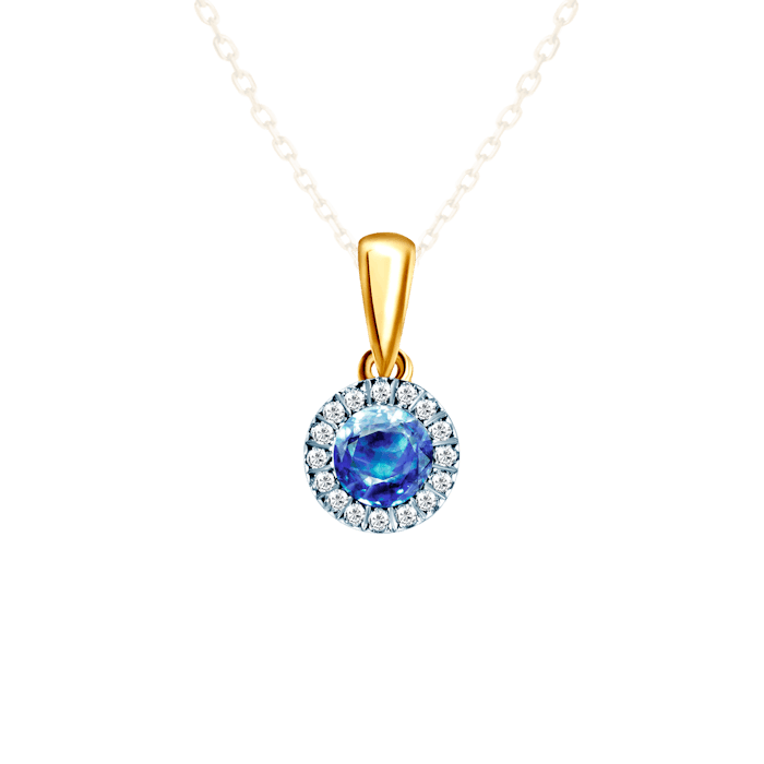 SAVICKI medál: arany, gyémántok és kék zafír