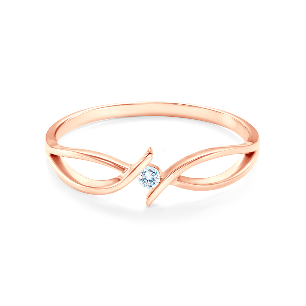 Verlobungsring SAVICKI: Roségold, Diamant