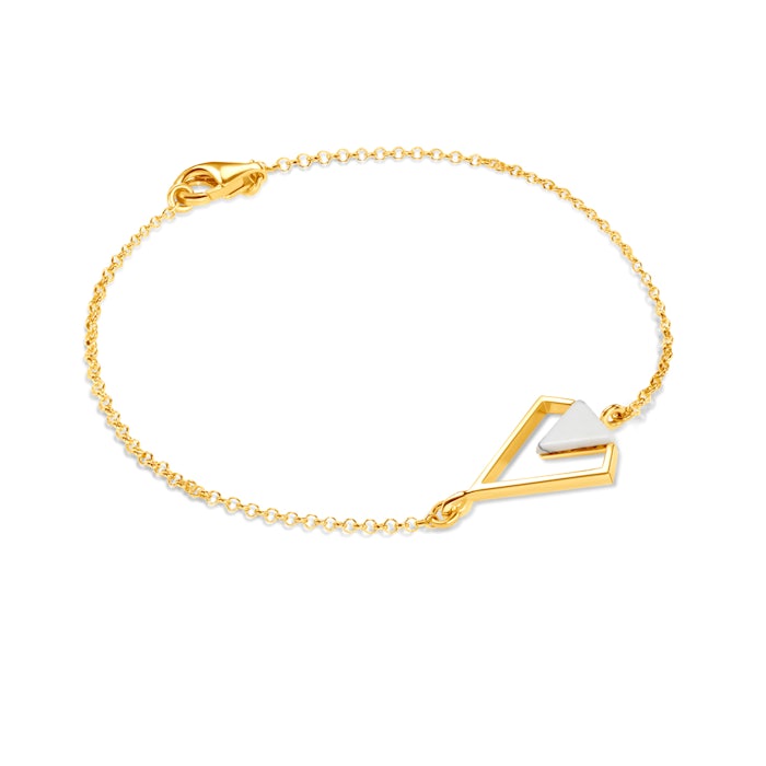 SAVICKI karkötő: aranyozott ezüst howlittal