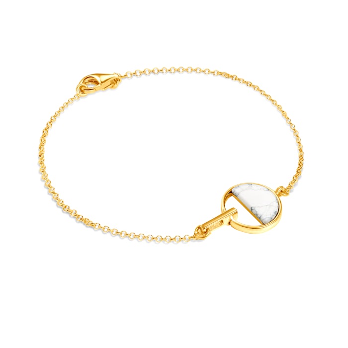 SAVICKI karkötő: aranyozott ezüst howlittal