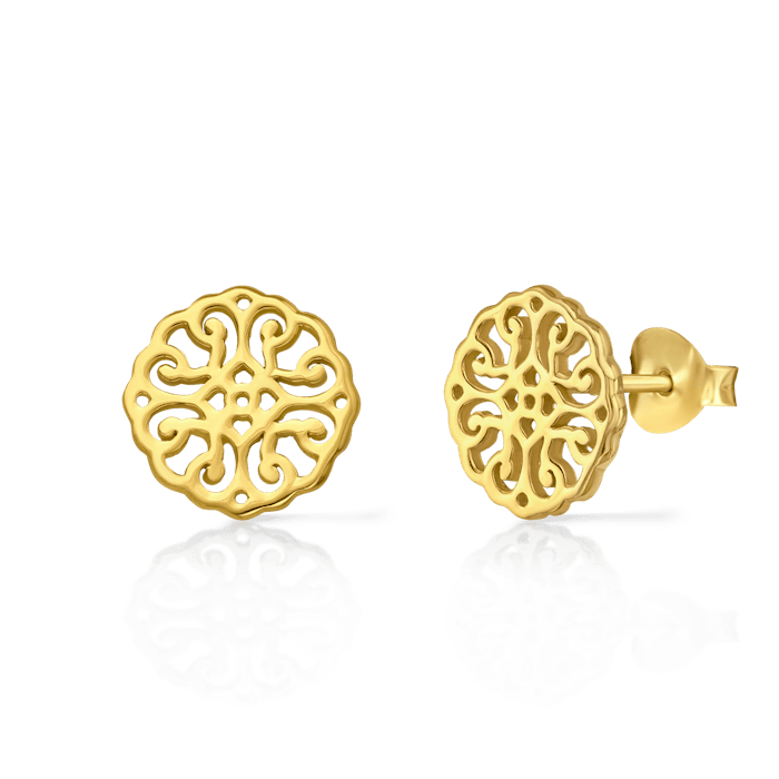 SAVICKI fülbevaló: aranyozott ezüst