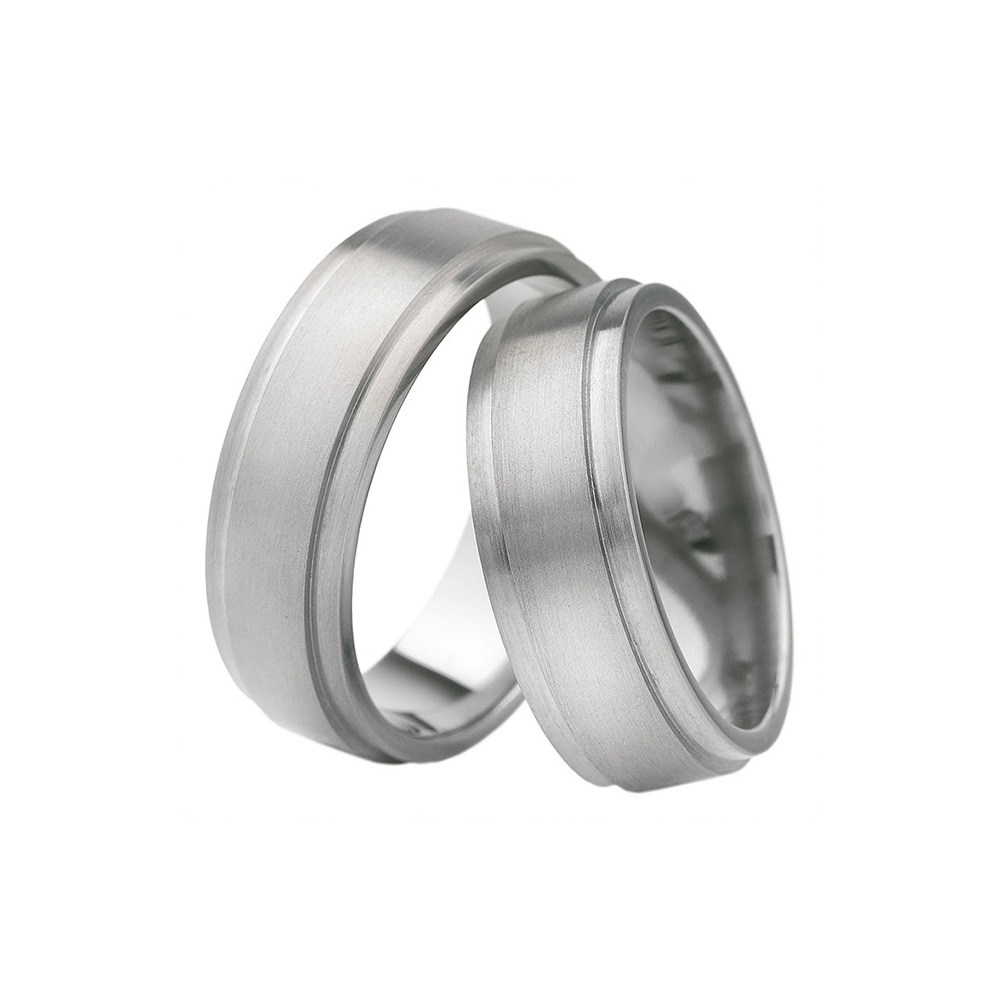 Βέρες Γάμου: Τιτάνιο, Επίπεδο Σχήμα, 7 mm