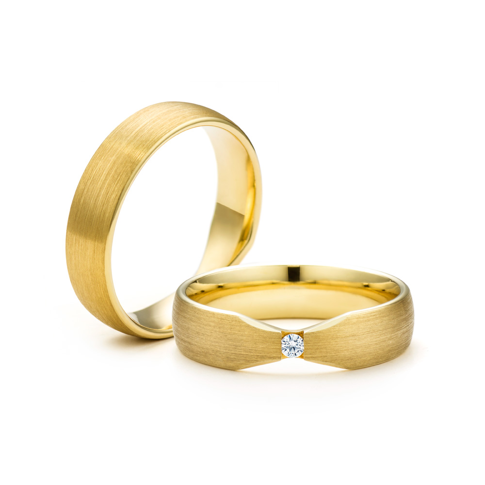 Vjenčano prstenje: zlato, okruglo, 5 mm