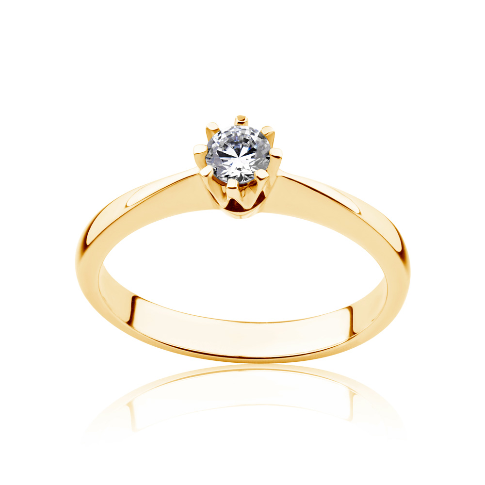  Годежен пръстен Triumph of Love: злато, диамант