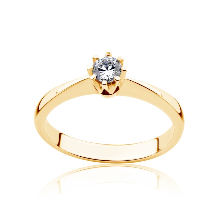  Годежен пръстен Triumph of Love: злато, диамант