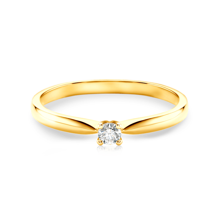 Inel de logodnă SAVICKI: aur, diamant