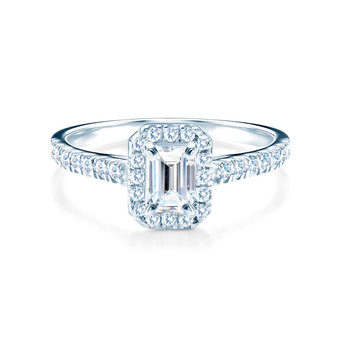 SAVICKI eljegyzési gyűrű: fehérarany és gyémánt