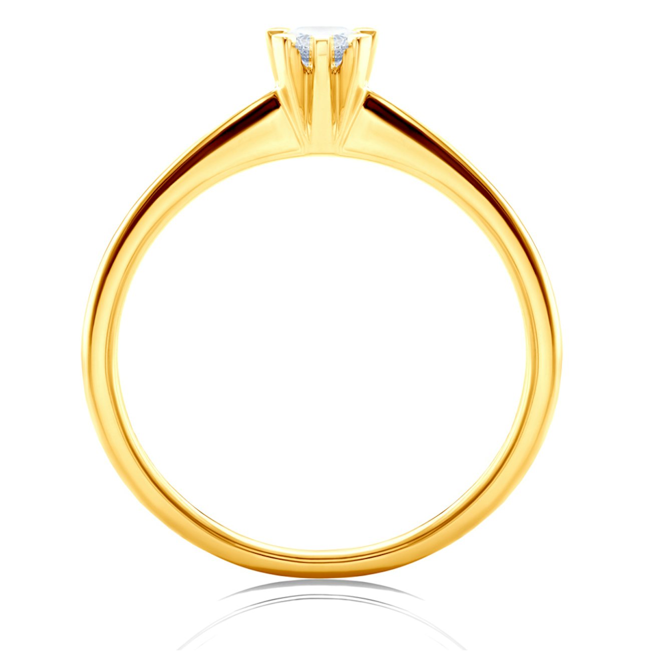 SAVICKI eljegyzési gyűrű: arany és gyémánt