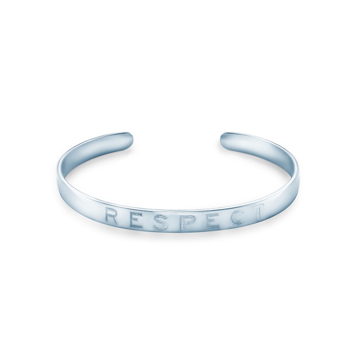 Engrave karkötő: ezüst