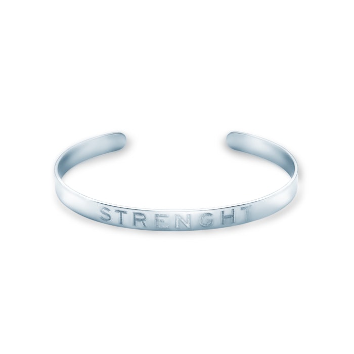 Engrave karkötő: ezüst