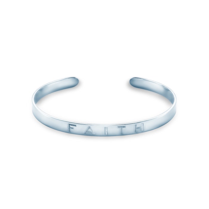 Engrave karkötő: ezüst