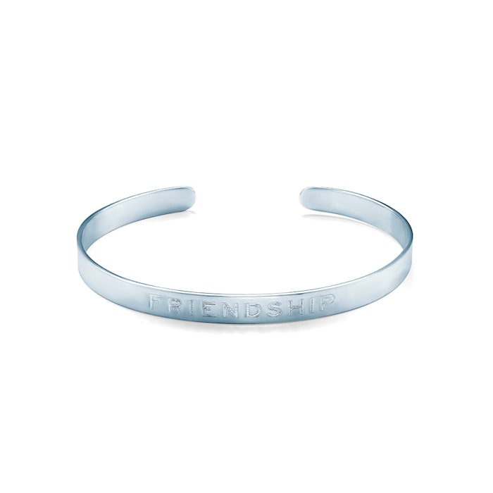 Engrave karkötő: ezüst