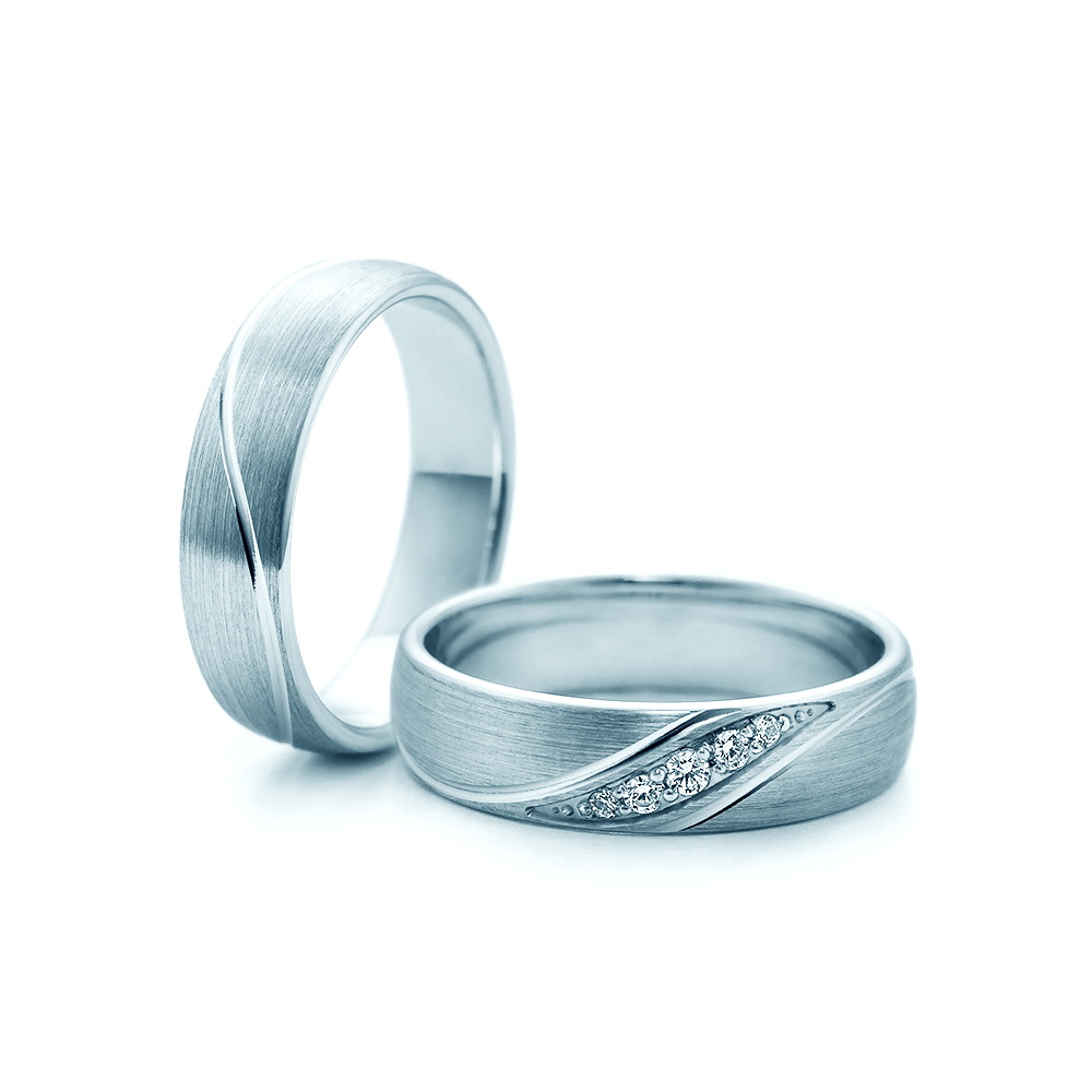 Βέρες Γάμου: λευκόχρυσο, Κοίλο Σχήμα, 5 mm