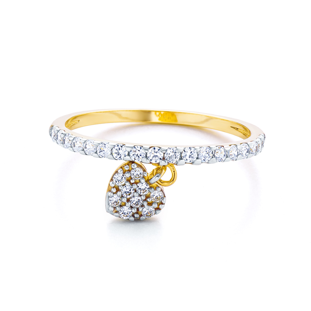 Ring SAVICKI: Gold, mit Zirkonia