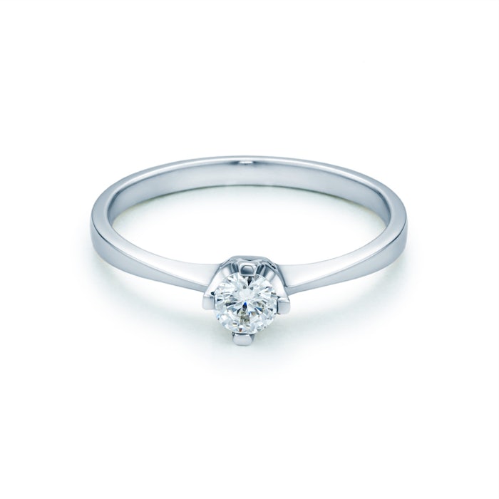 SAVICKI eljegyzési gyűrű: fehérarany és gyémánt