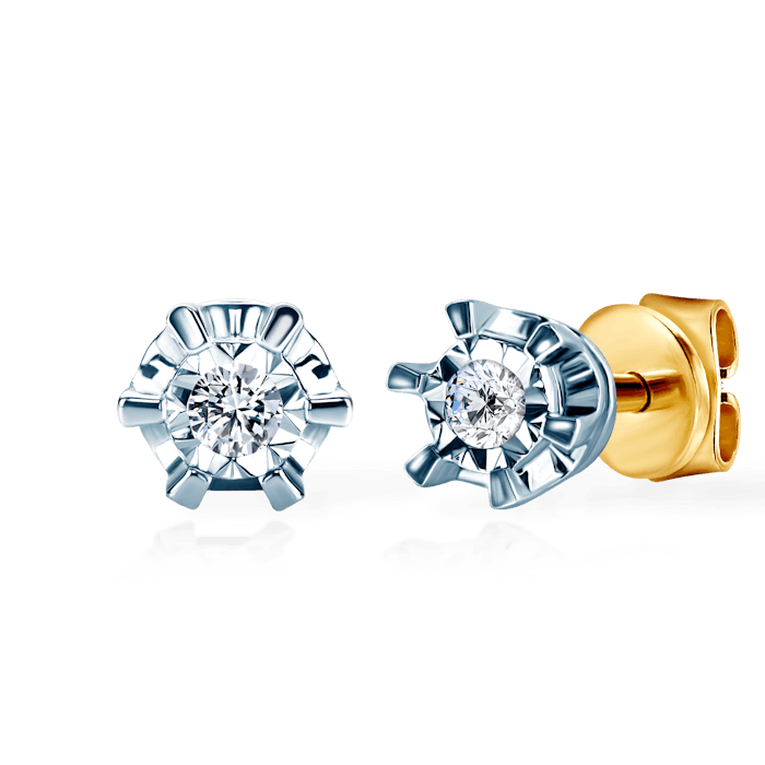 SAVICKI fülbevaló: arany és gyémántok