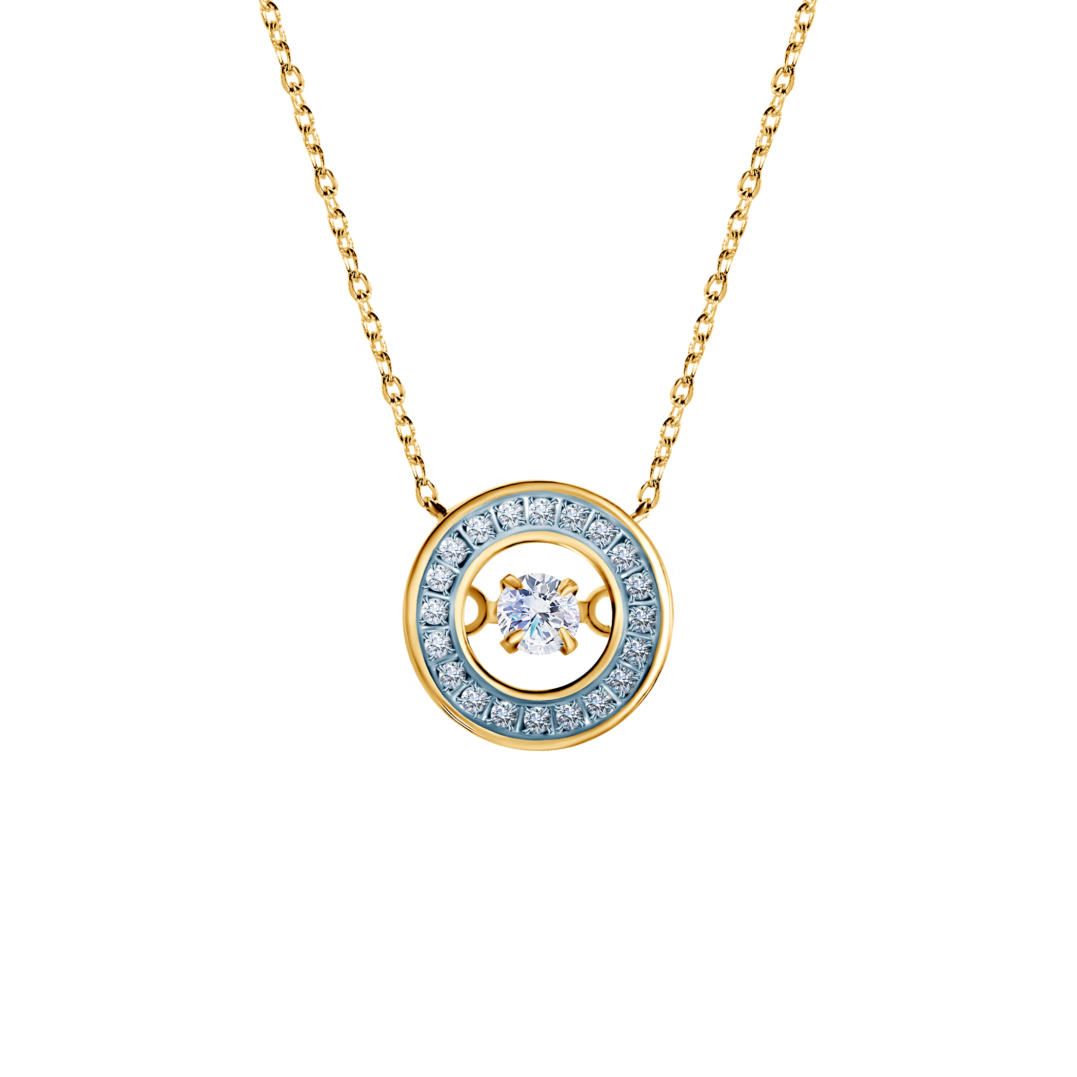 SAVICKI necklace: gold, diamonds