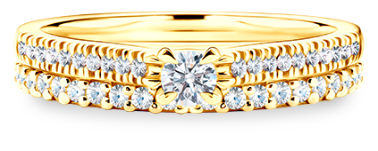 Ein perfekt abgestimmter Ring zum Ehering 