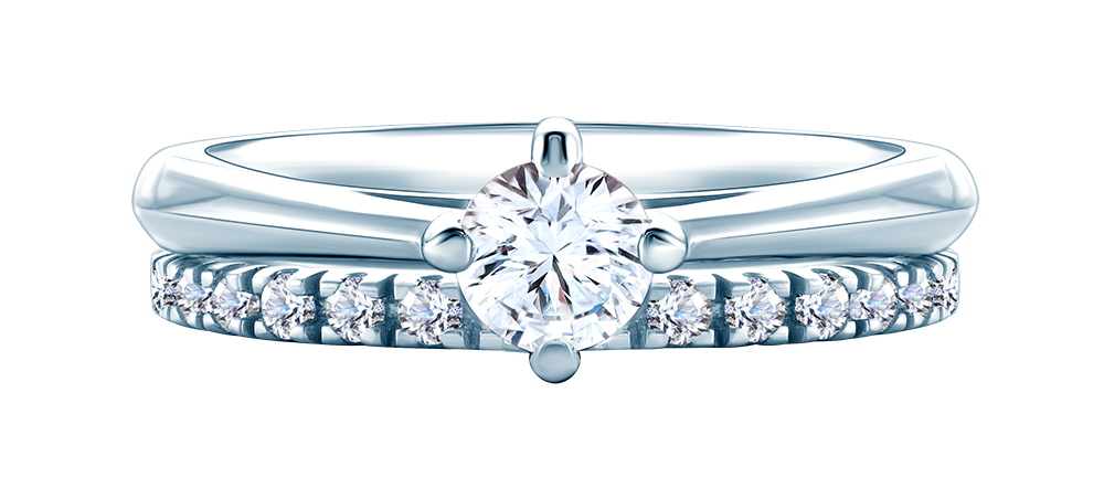 Ein perfekt abgestimmter Ring zum Ehering 